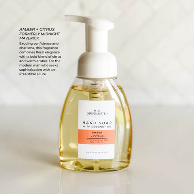 Men’s Foaming Hand Soap - Masculine Scents + Clean Ingredients