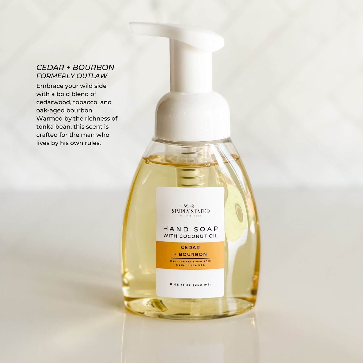 Men’s Foaming Hand Soap - Masculine Scents + Clean Ingredients