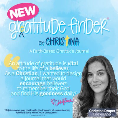 Faith-Based Gratitude Finder® Journals by Christina