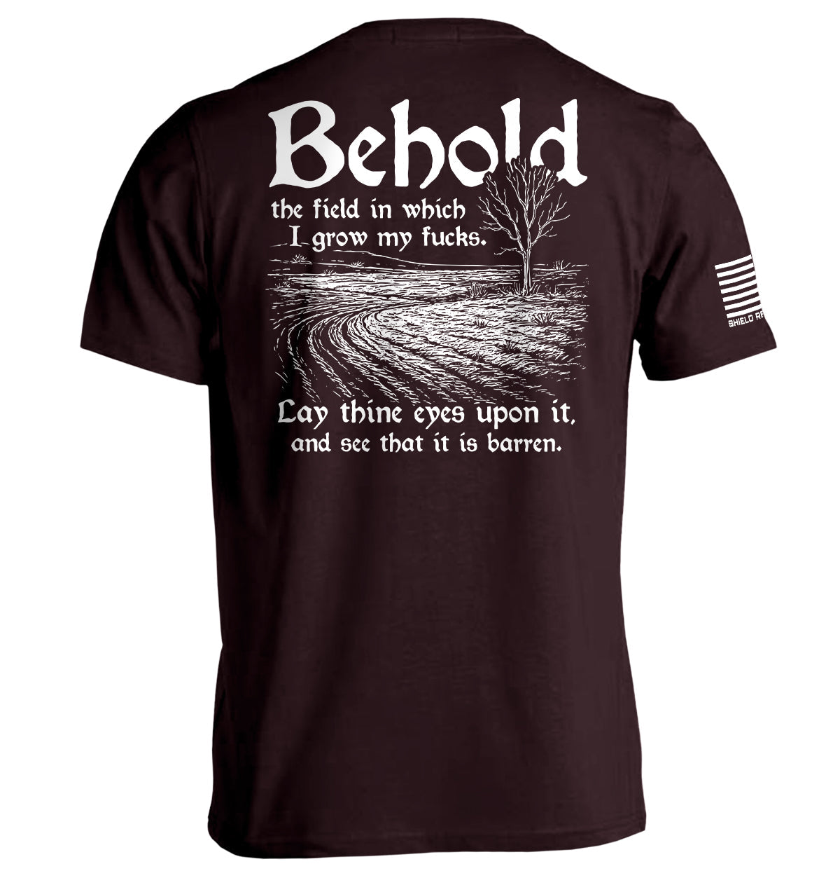 Behold the field in which I grow my Fs