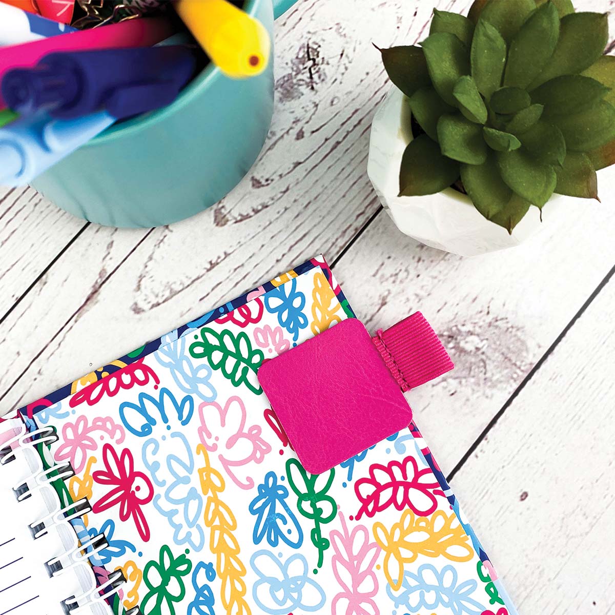 Self-Adhesive Elastic Pen Loop | Attach to any Planner, Journal or Notebook [3 Pen Loops/set]