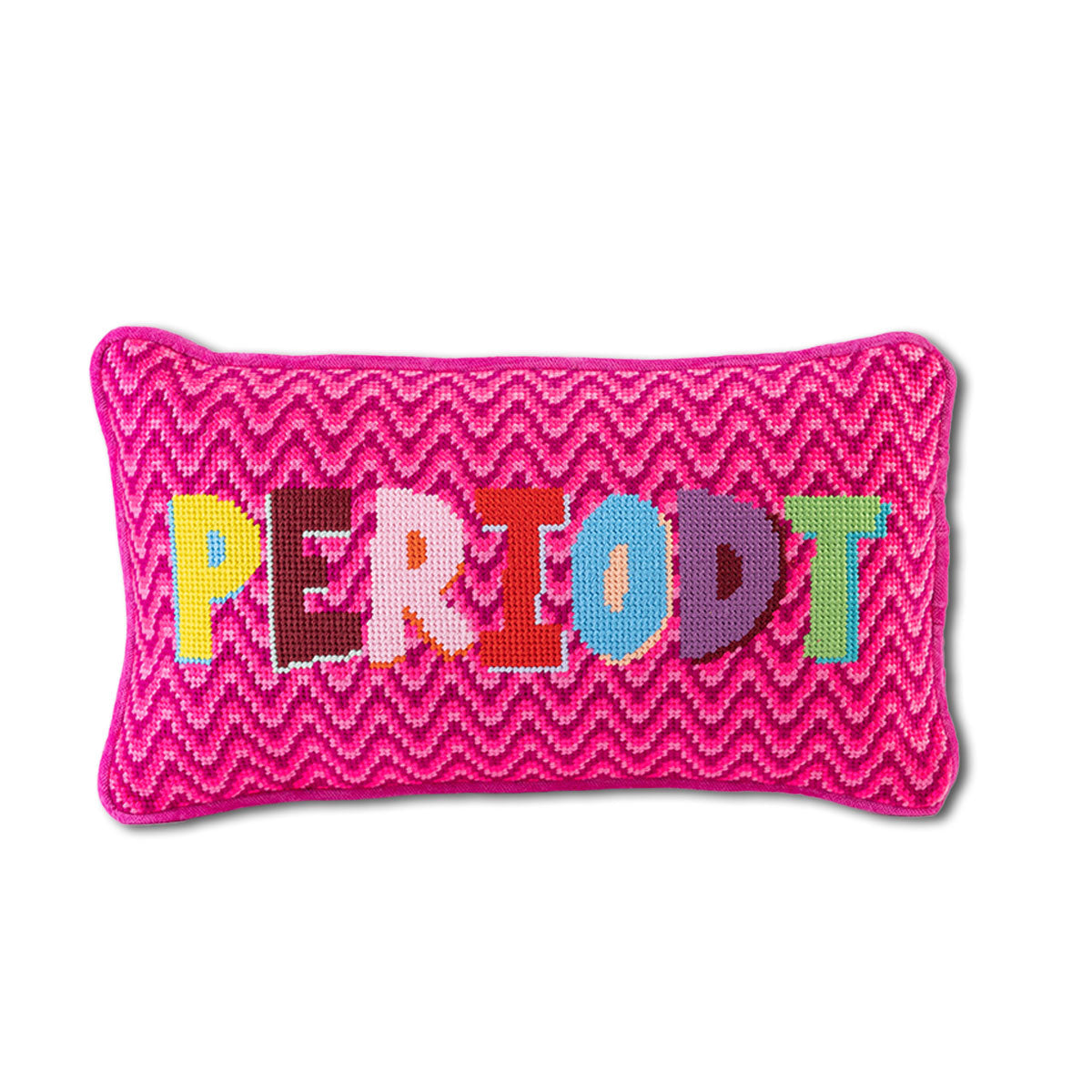 Periodt Needlepoint Pillow