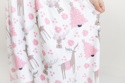 Pink Deer Lounge Play Gown
