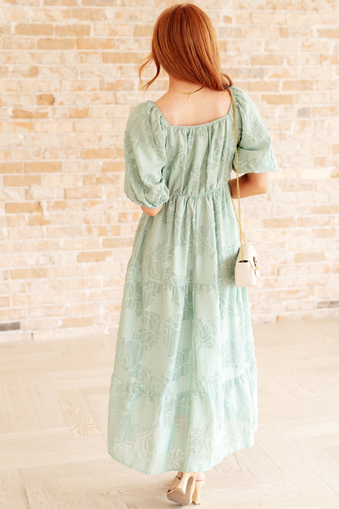 Power of the Babe Tiered Balloon Sleeve Dress