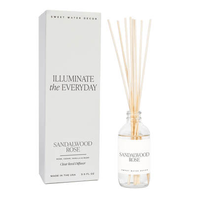 Sandalwood Rose Clear Reed Diffuser