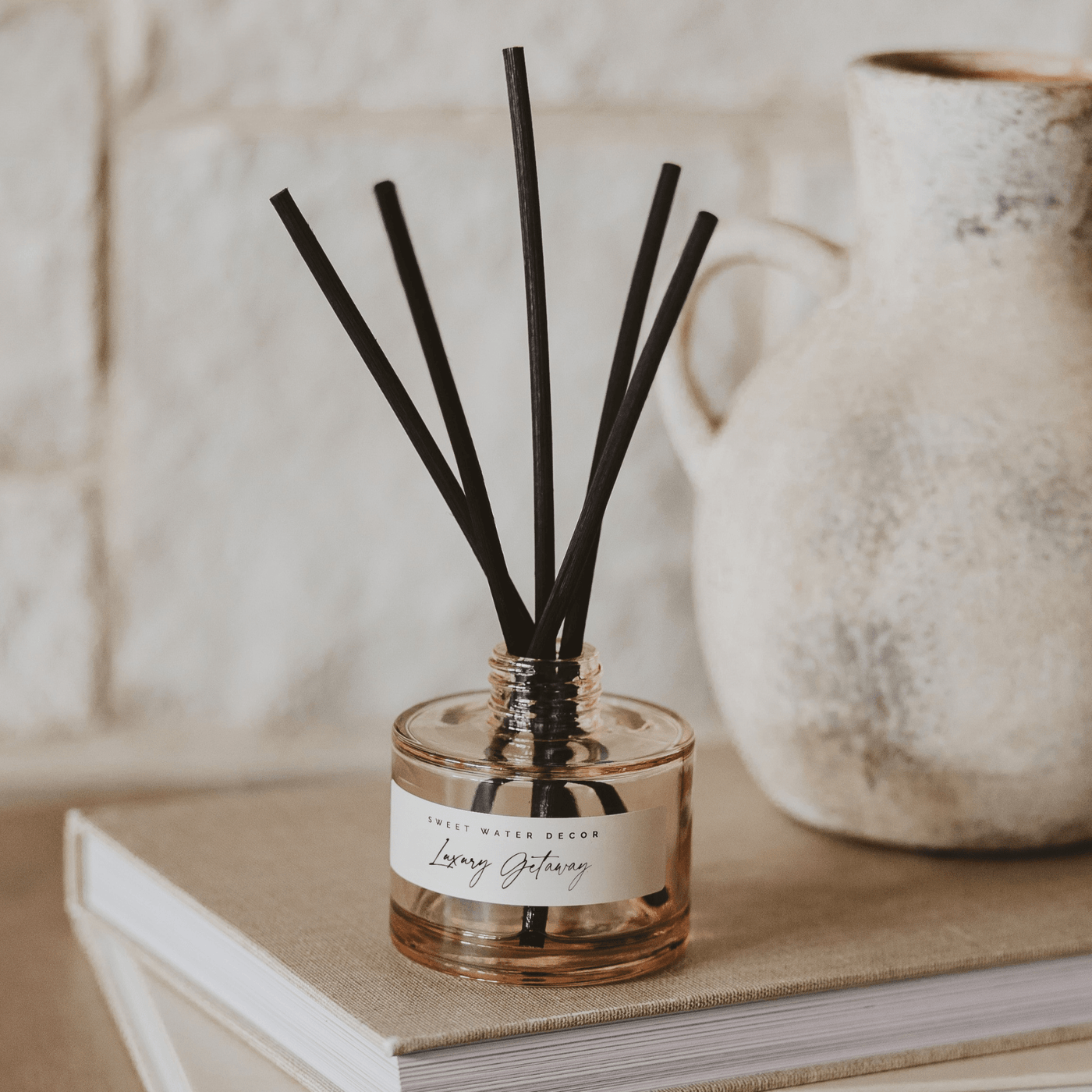 Luxury Getaway Tinted Glass Jar Reed Diffuser