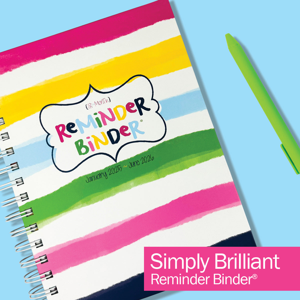 NEW! 2025-26 Reminder Binder® Planner | January 2025 - June 2026