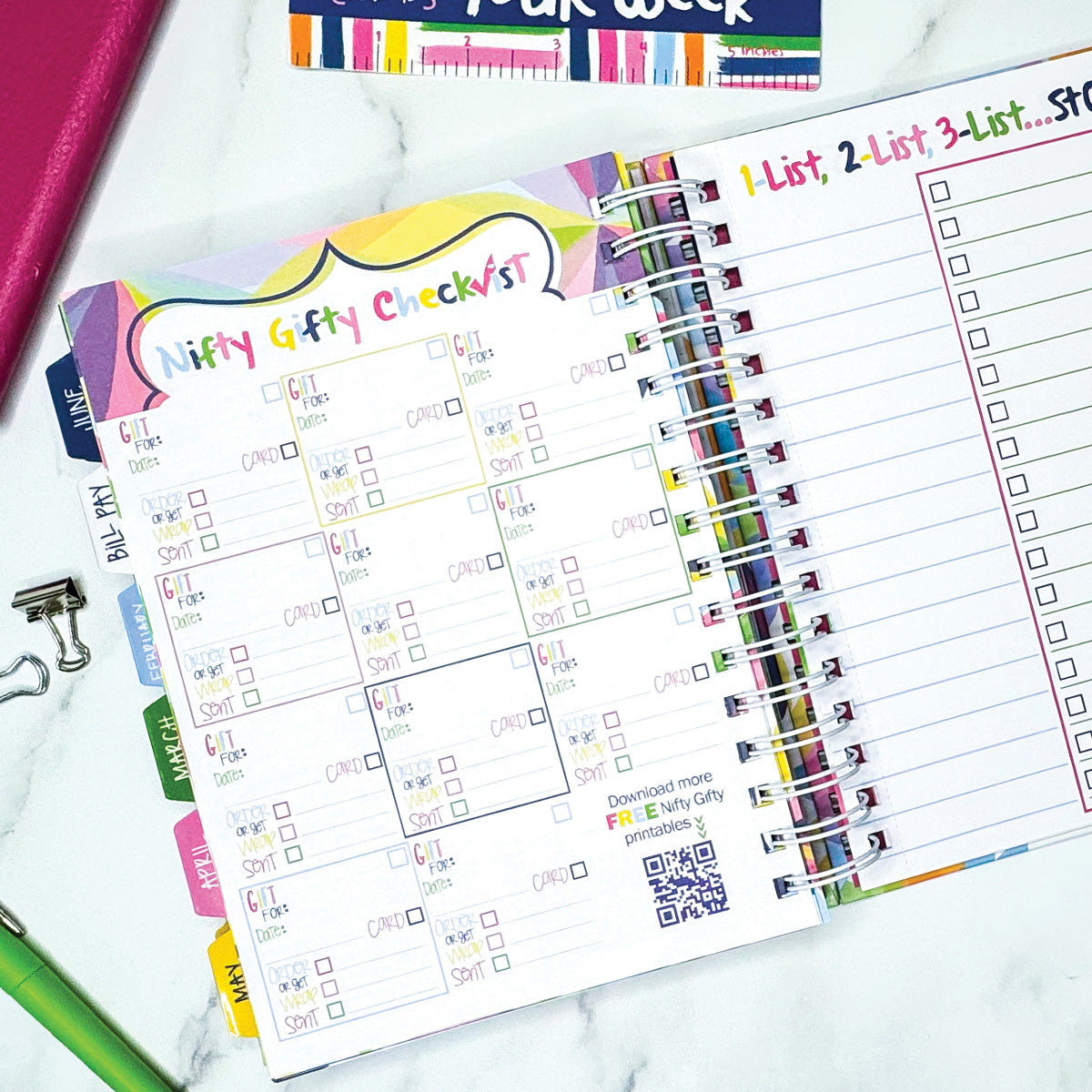 NEW! 2026-27 Reminder Binder® Planner + BONUS 2026 Mini Calendar | January 2026 - June 2027