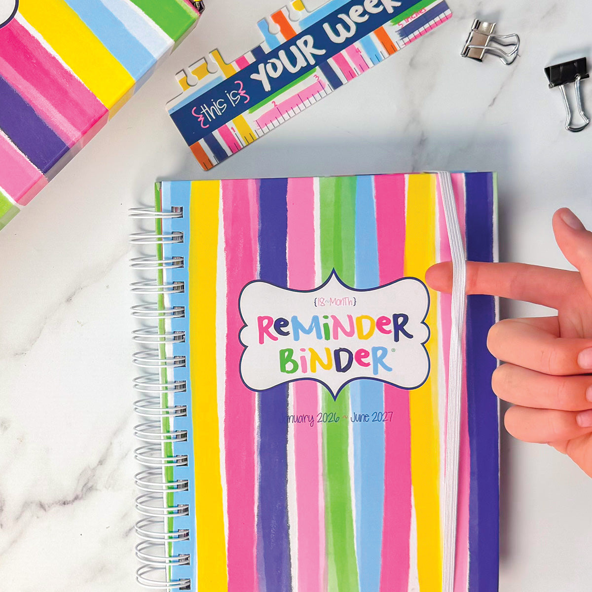 NEW! 2026-27 Dream Gift Bundle + BONUS 2026 Mini Calendar | Reminder Binder® Planner, Gratitude Finder® Journal and Budget Binder™