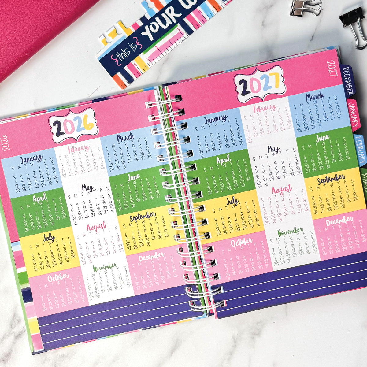 NEW! 2026-27 Reminder Binder® Planner + BONUS 2026 Mini Calendar | January 2026 - June 2027