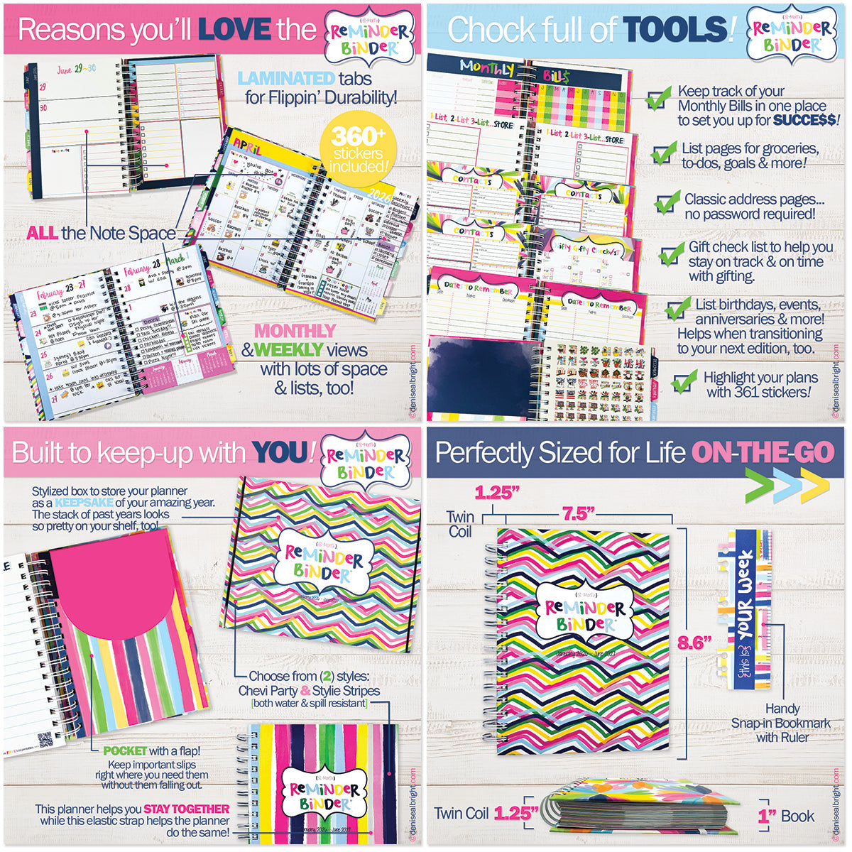 NEW! 2026-27 Reminder Binder® Planner + BONUS 2026 Mini Calendar | January 2026 - June 2027