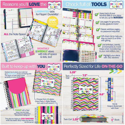 NEW! 2026-27 Reminder Binder® Planner + BONUS 2026 Mini Calendar | January 2026 - June 2027