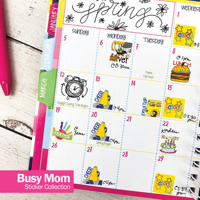 Mom’s Favorite Stickers + BONUS App Membership | Fun, Creative Sticker Sets for Moms & Kids