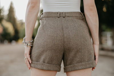 Holman Herringbone Shorts