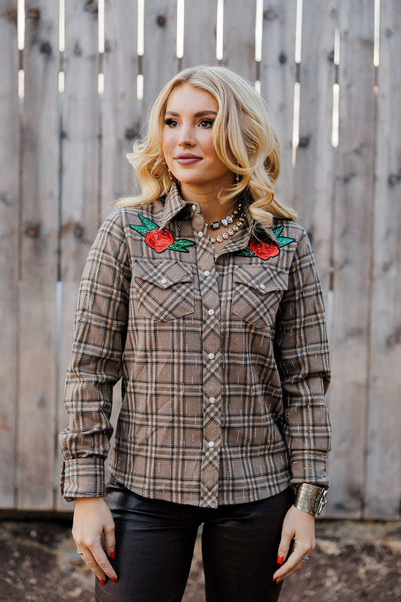 Rhinestone Rodeo Button Up