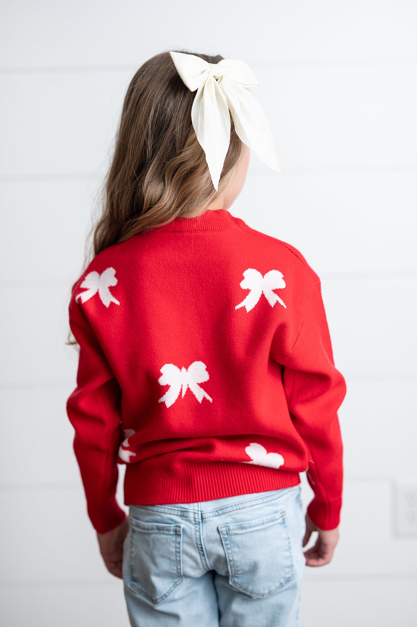 Red Bow Sweater