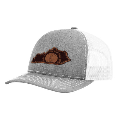 KY State Flag Leather Patch Hat