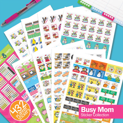 Mom’s Favorite Stickers + BONUS App Membership | Fun, Creative Sticker Sets for Moms & Kids