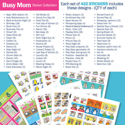 Mom’s Favorite Stickers + BONUS App Membership | Fun, Creative Sticker Sets for Moms & Kids