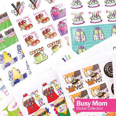 Mom’s Favorite Stickers + BONUS App Membership | Fun, Creative Sticker Sets for Moms & Kids