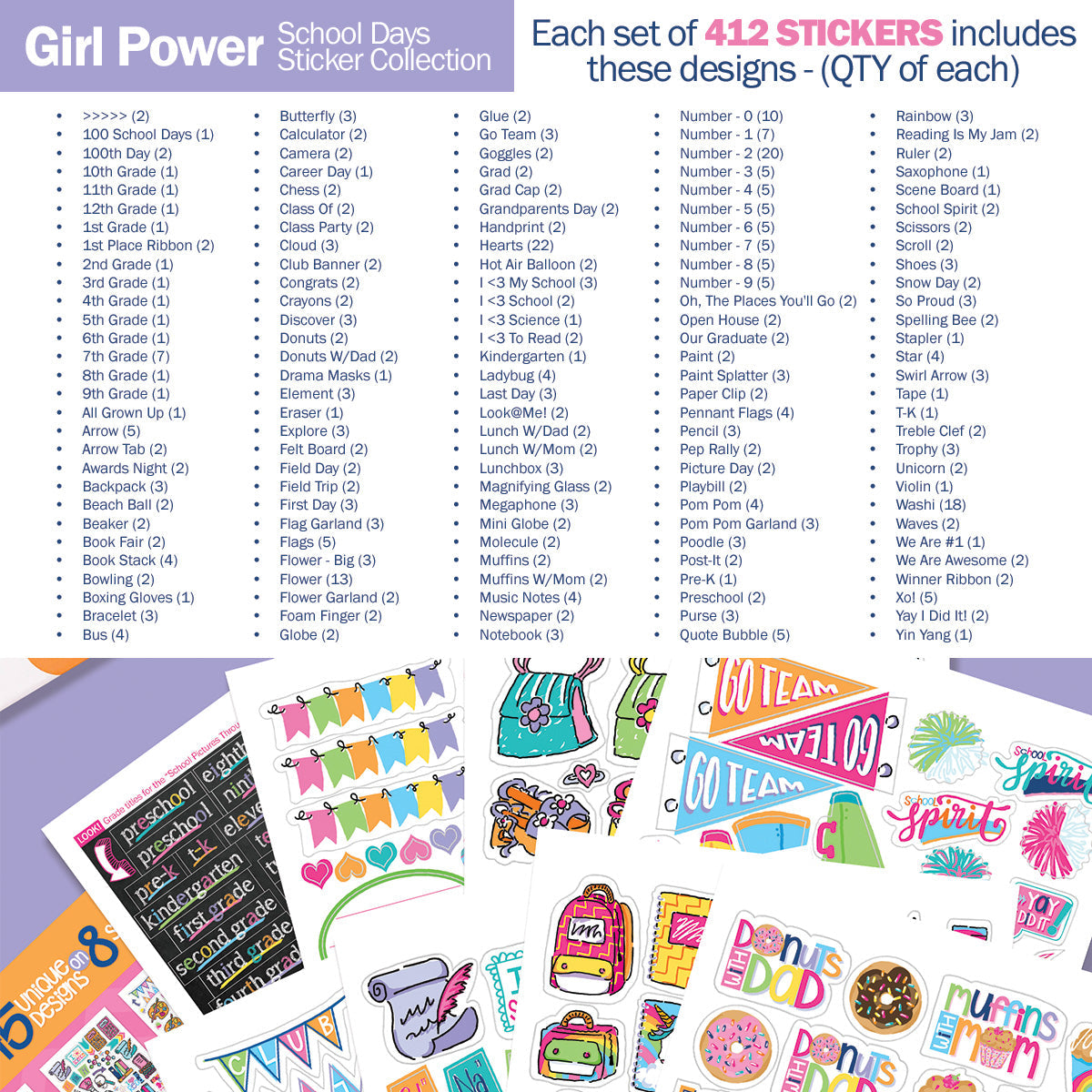 Mom’s Favorite Stickers + BONUS App Membership | Fun, Creative Sticker Sets for Moms & Kids