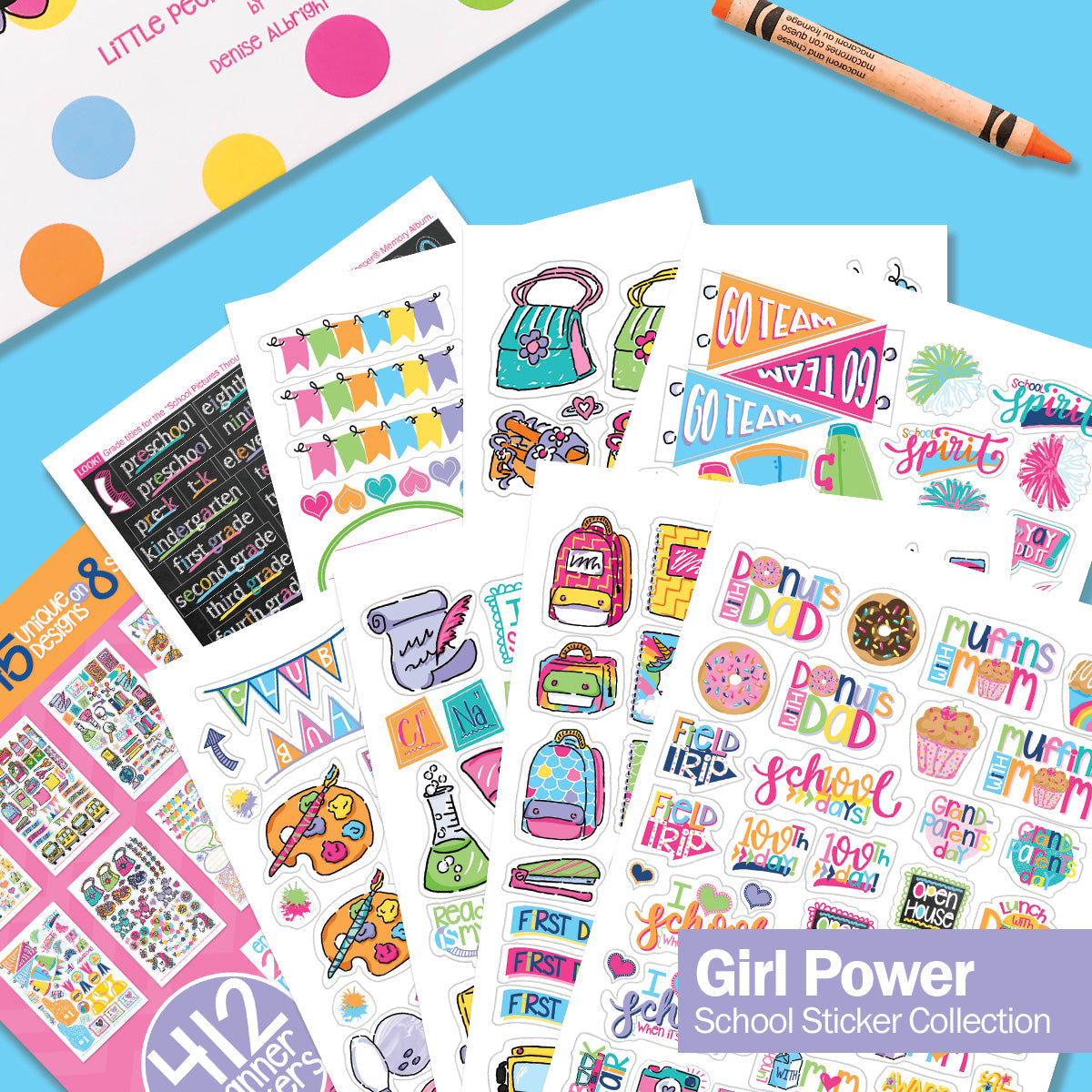 Mom’s Favorite Stickers + BONUS App Membership | Fun, Creative Sticker Sets for Moms & Kids