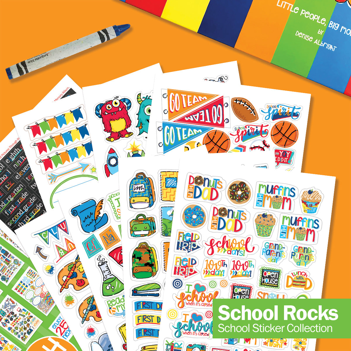 Mom Must-Have School Keepsake Kit | Class Keeper® + Photo Prop Deck + School Stickers