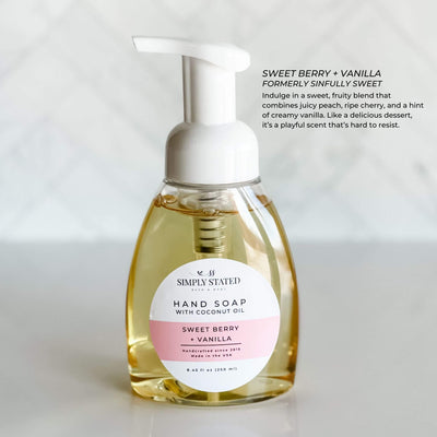 Signature Foaming Hand Soap – Gentle Coconut Oil-Based Liquid Soap