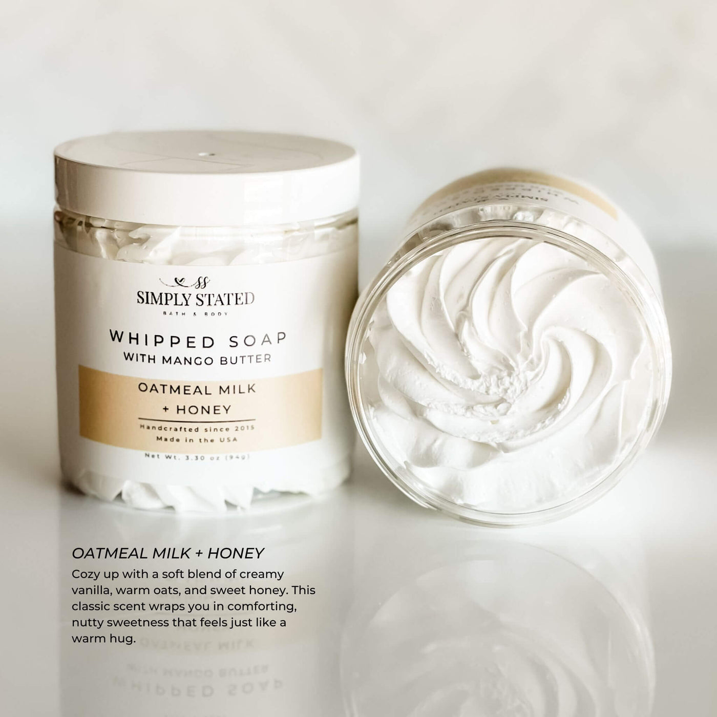 Signature Whipped Soap – Fluffy Lather for Hands, Body & Shaving