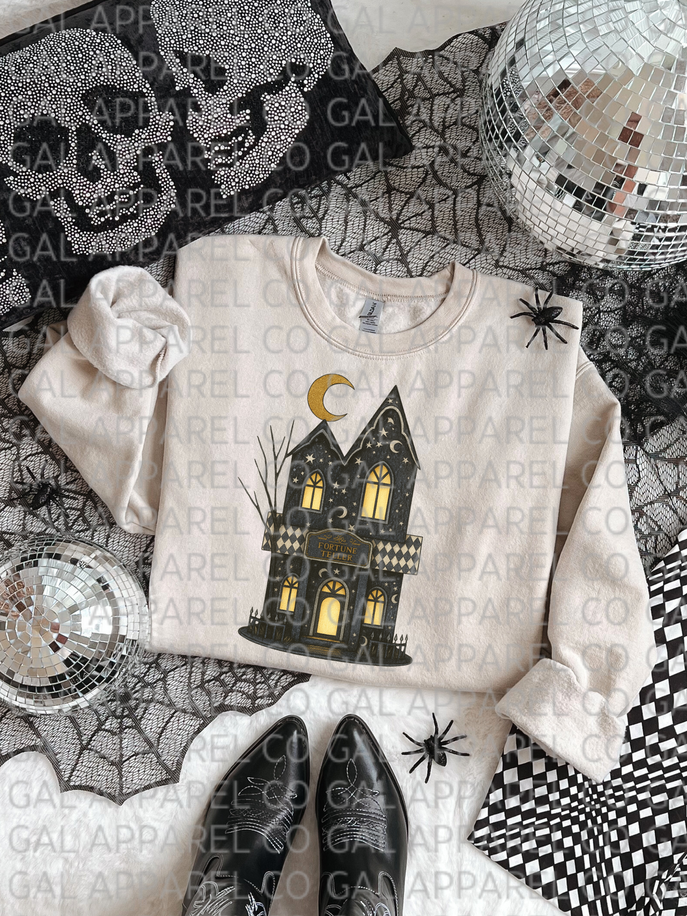 Wicked Hollow Manor Tee or Sweatshirt – Haunted Fall Forest Halloween Shirt
