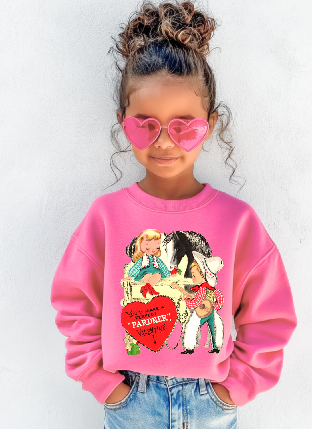 Vintage western Vday Sweatshirt
