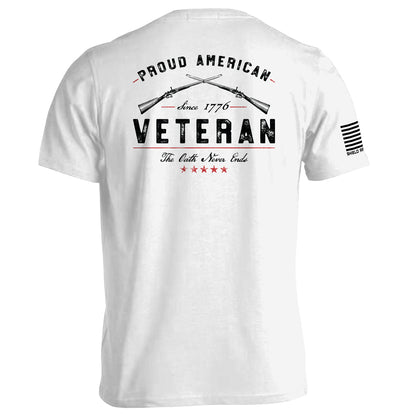 Proud American Veteran The Oath Never Ends