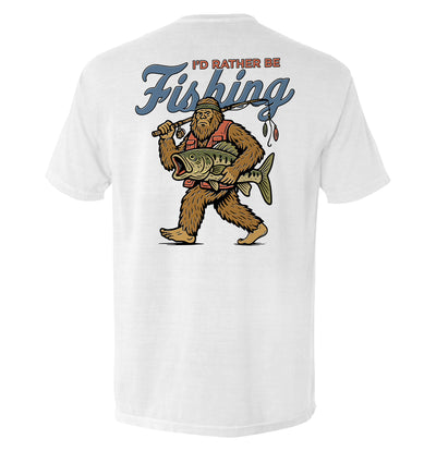 I'd Rather Be Fishing Bigfoot