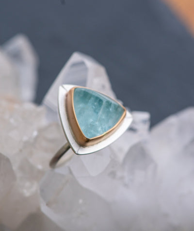 ANCIENT AQUAMARINE RING