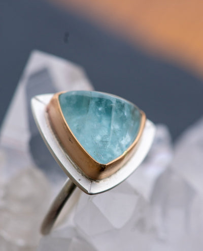 ANCIENT AQUAMARINE RING