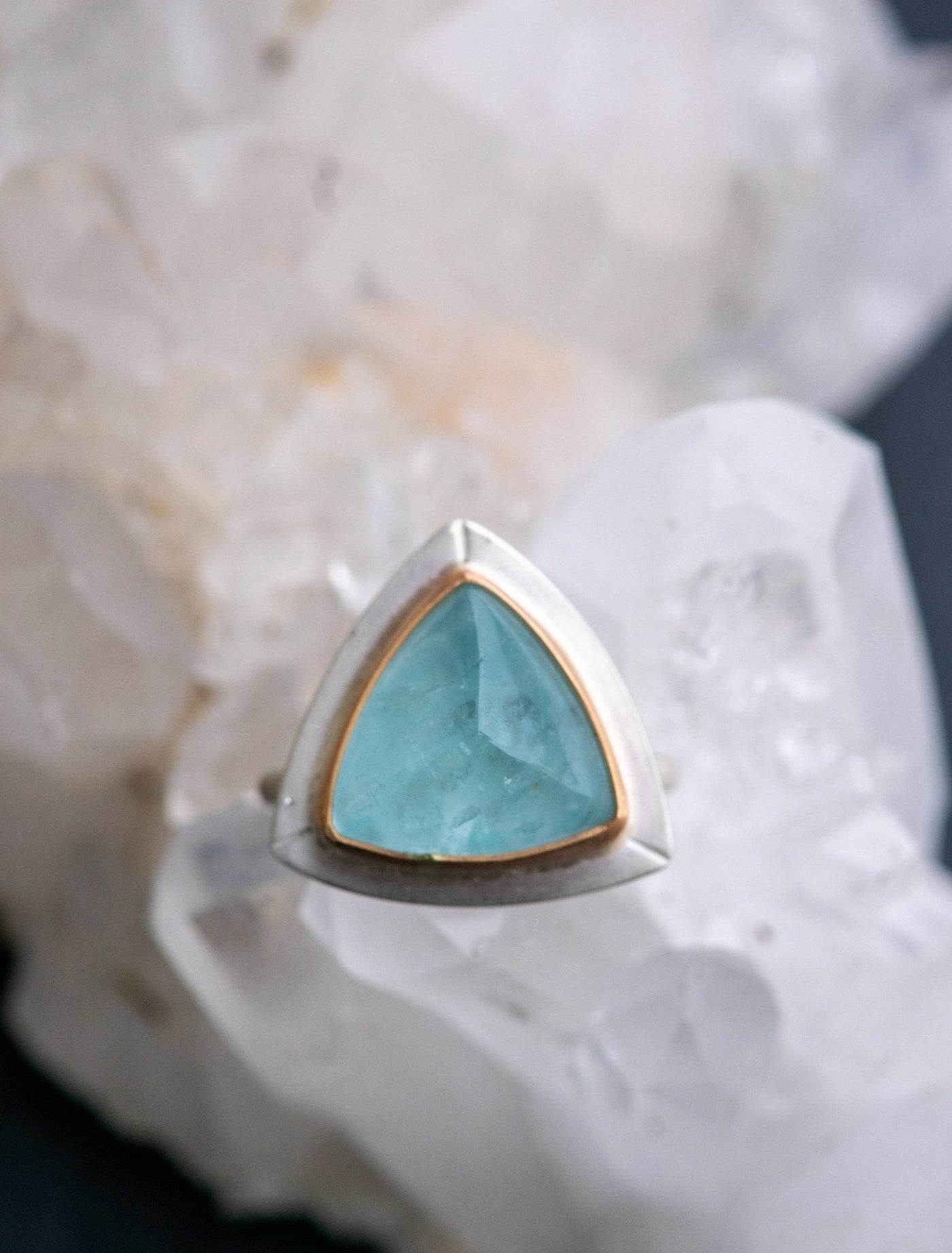 ANCIENT AQUAMARINE RING