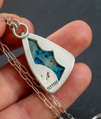 ARCHIPELAGO NECKLACES IN CHRYSOCOLLA + QUARTZ