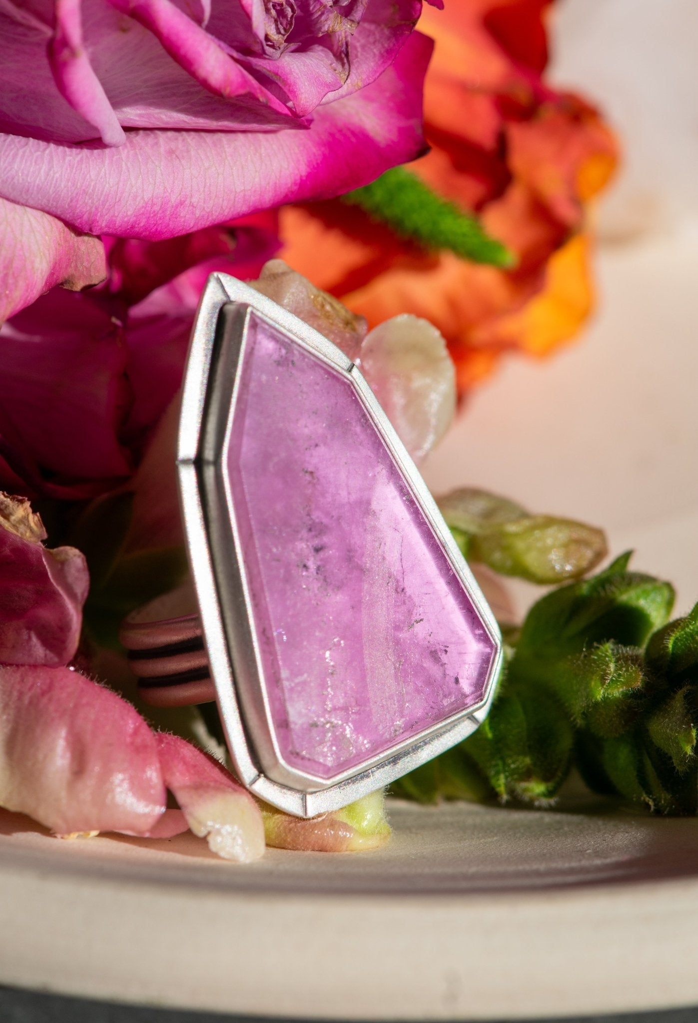 BAD TO THE BONE PINK TOURMALINE RING