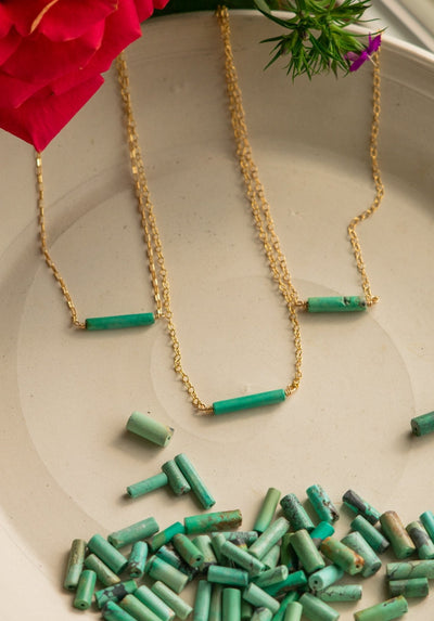 BAR NONE TURQUOISE NECKLACES