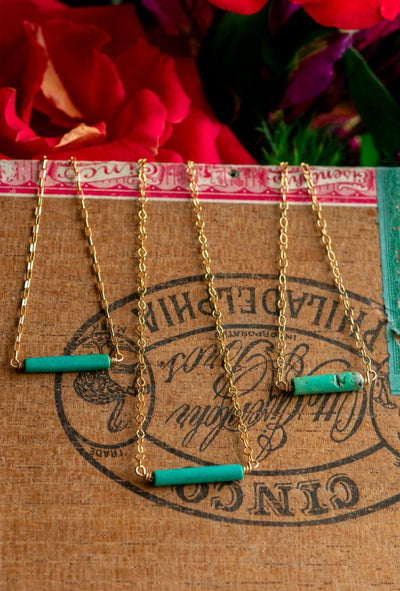 BAR NONE TURQUOISE NECKLACES