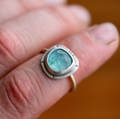 BB AQUAMARINE RING