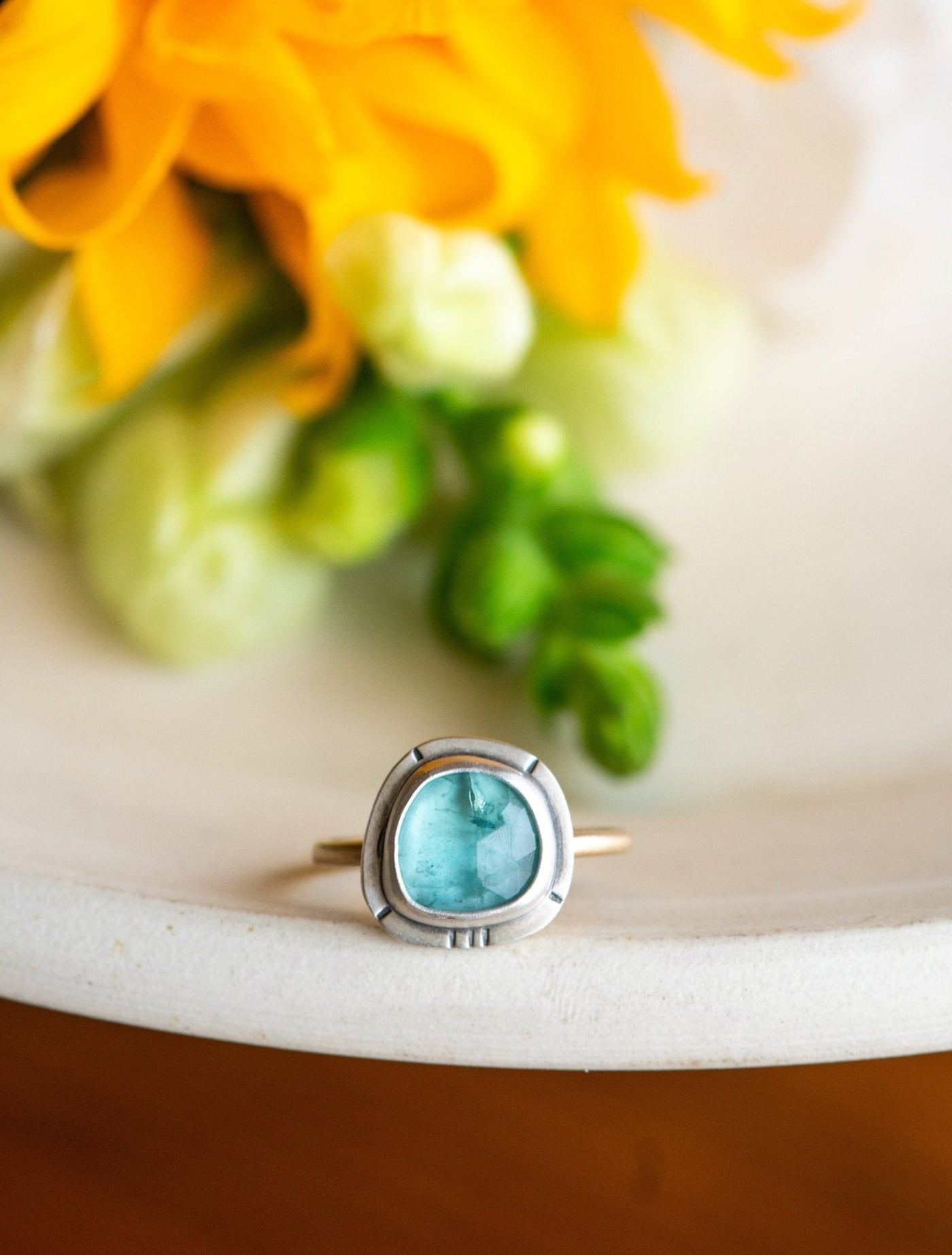 BB AQUAMARINE RING