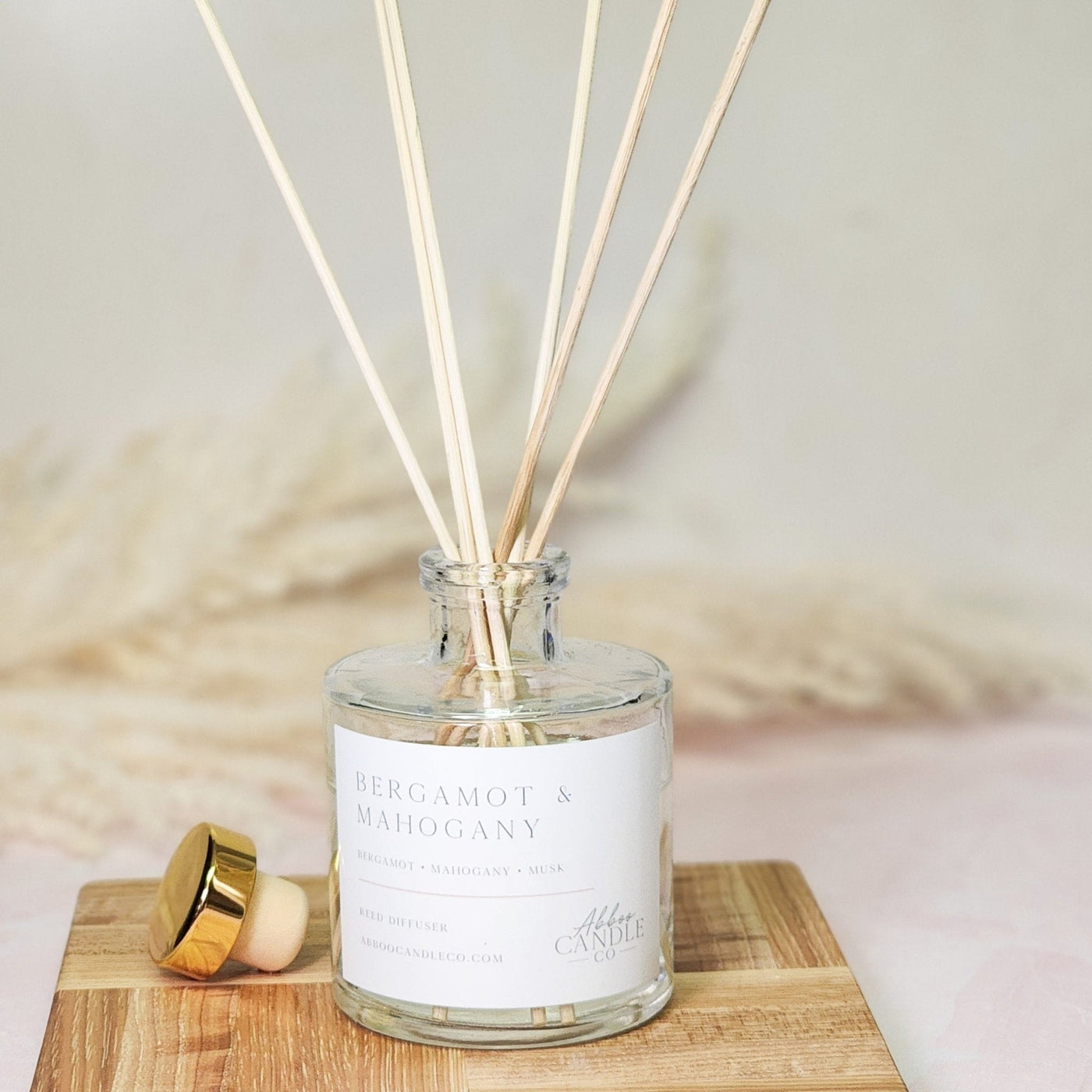 Bergamot and Mahogany Reed Diffuser