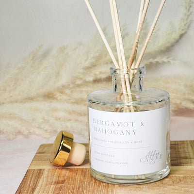 Bergamot and Mahogany Reed Diffuser