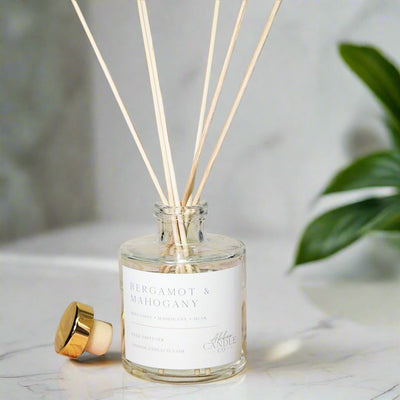 Bergamot and Mahogany Reed Diffuser