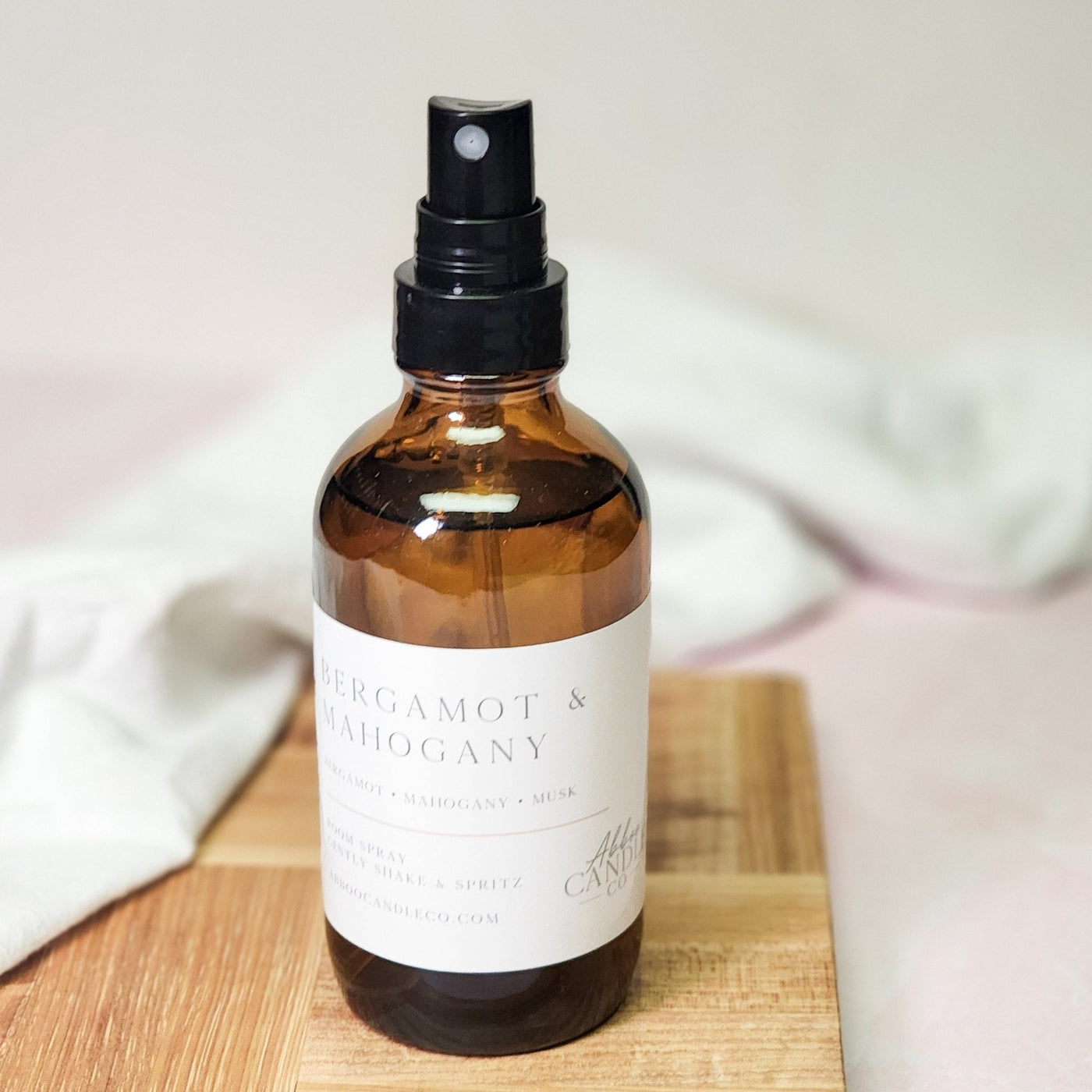 Bergamot and Mahogany Room Spray