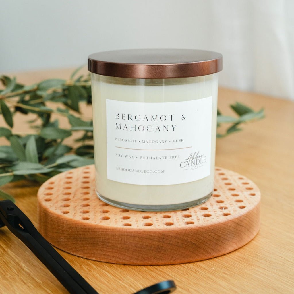 Bergamot and Mahogany Soy Tumbler Candle