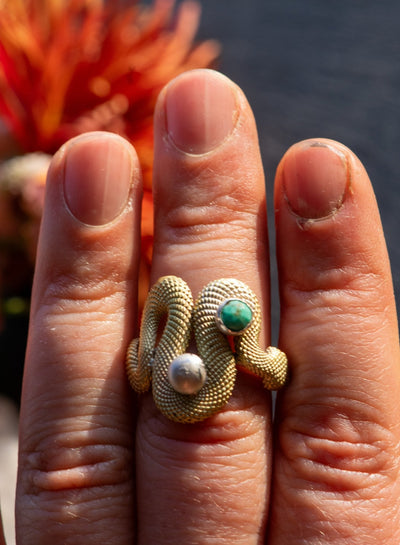 BIG WAVE OUROBOROS SIZE 7 RINGS