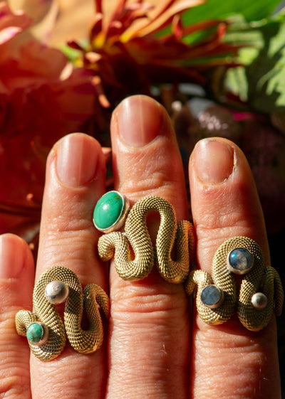 BIG WAVE OUROBOROS SIZE 7 RINGS