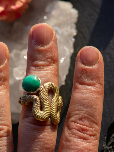 BIG WAVE OUROBOROS SIZE 7 RINGS